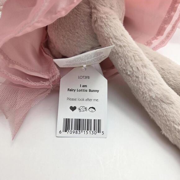 Jellycat Lottie Bunny Fairy Pink Tutu Dress Collectible New with Tags Rare! - Picture 7 of 7